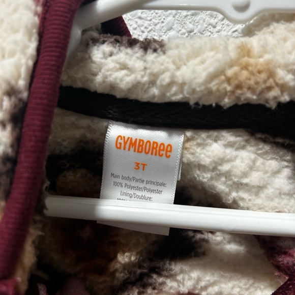 Gymboree Cream and Brown Fleece Pullover - Picture 2 of 5